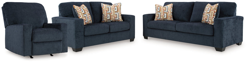 Aviemore Ink Sofa, Loveseat and Recliner