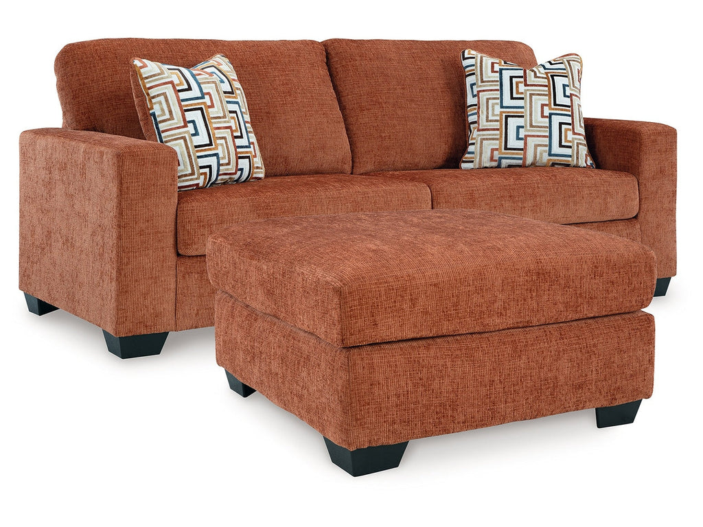 Aviemore Spice Sofa and Ottoman
