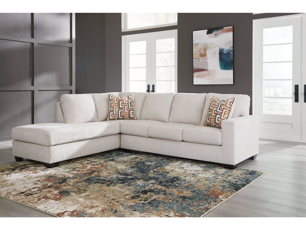 Aviemore Stone 2-Piece Sectional with LAF Chaise