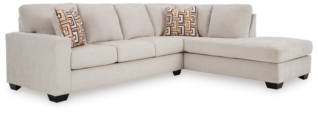 Aviemore Stone 2-Piece Sectional with RAF Chaise