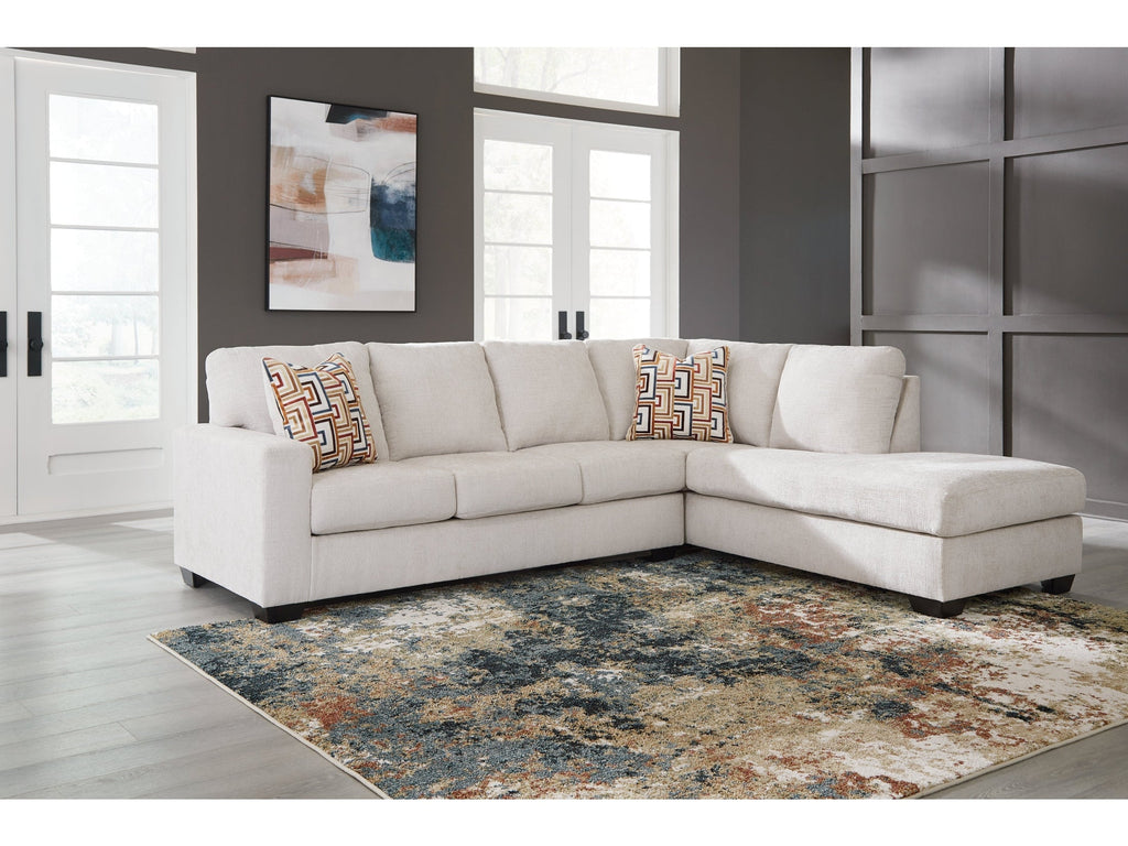 Aviemore Stone 2-Piece Sectional with RAF Chaise