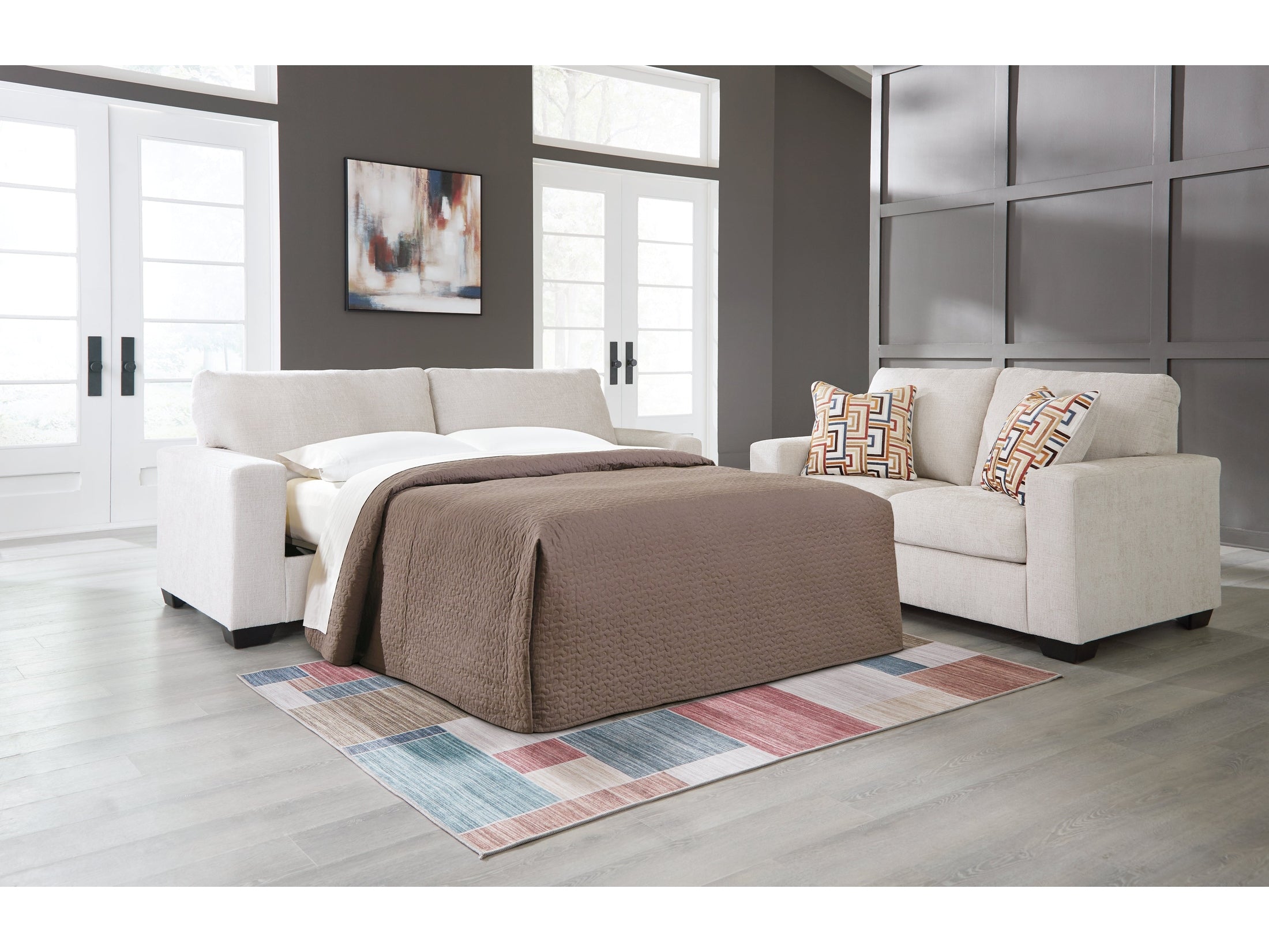 Aviemore Stone Queen Sofa Sleeper