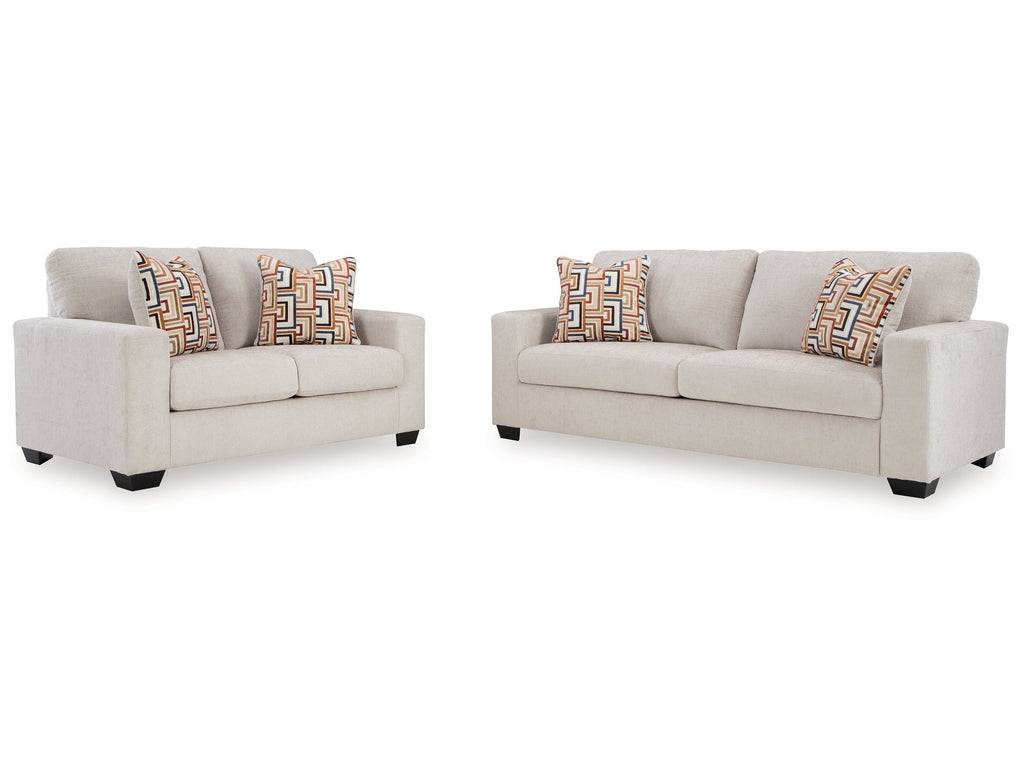 Aviemore Stone Queen Sofa Sleeper and Loveseat