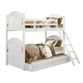 Twin/Twin Bunk Bed with Twin Trundle B1799-1*R