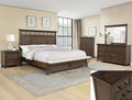 BECKETT BEDROOM GROUP BROWN