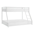 Twin/Full Bunk Bed B2010WHTF-1
