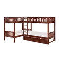 Corner Bunk Bed with Twin Trundle B2013CNDC-1R*