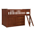 Low Loft Bunk with Dresser B2013LLDC-1*DR