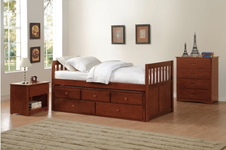 B2013PRDC Youth Rowe Collection - Twin/Twin Trundle Bed