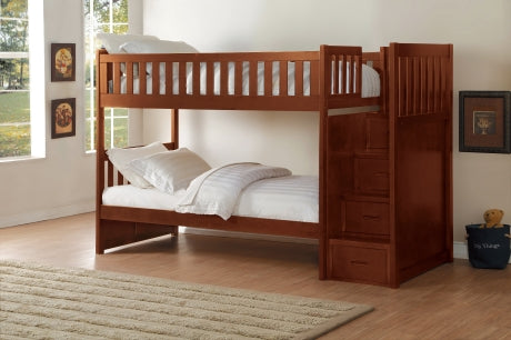 B2013SBDC Youth Rowe Collection - Twin/Twin Step Bunk Bed