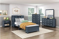 B2024BUBC Youth Sloane Collection - Twin Bookcase Platform Bed w