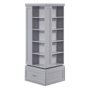 Swivel Bookcase B2024GY-17SW