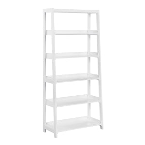 Bookcase, 5 Fixed Shelves B2024WH-16S5