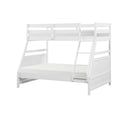 Twin/Full Bunk Bed B2024WHTF-1*