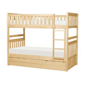 Twin/Twin Bunk Bed with Twin Trundle B2043-1*R