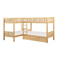 Corner Bunk Bed with Twin Trundle B2043CN-1R*