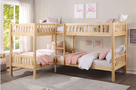 B2043CN Youth Bartly Collection - Corner Bunk Bed