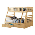 Twin/Full Bunk Bed with Storage Boxes B2043TF-1*T