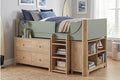 B2048GNLT Youth Liam Collection - Low Loft Bed with 2-Shelf Bo