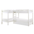 Corner Bunk Bed with Twin Trundle B2053CNW-1R*