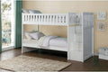 B2053SBW Youth Galen Collection - Twin/Twin Step Bunk Bed