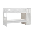 Twin/Twin Step Bunk Bed B2053SBW-1*