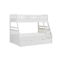 Twin/Full Bunk Bed with Twin Trundle B2053TFW-1*R