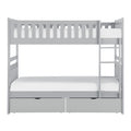 Twin/Twin Bunk Bed with Storage Boxes B2063-1*T