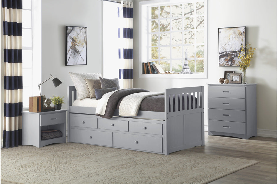 B2063PR Youth Orion Collection - Twin/Twin Trundle Bed