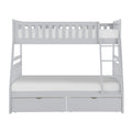 Twin/Full Bunk Bed with Storage Boxes B2063TF-1*T