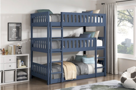 B2083BUTTT Youth Nora Collection - Triple Bunk Bed