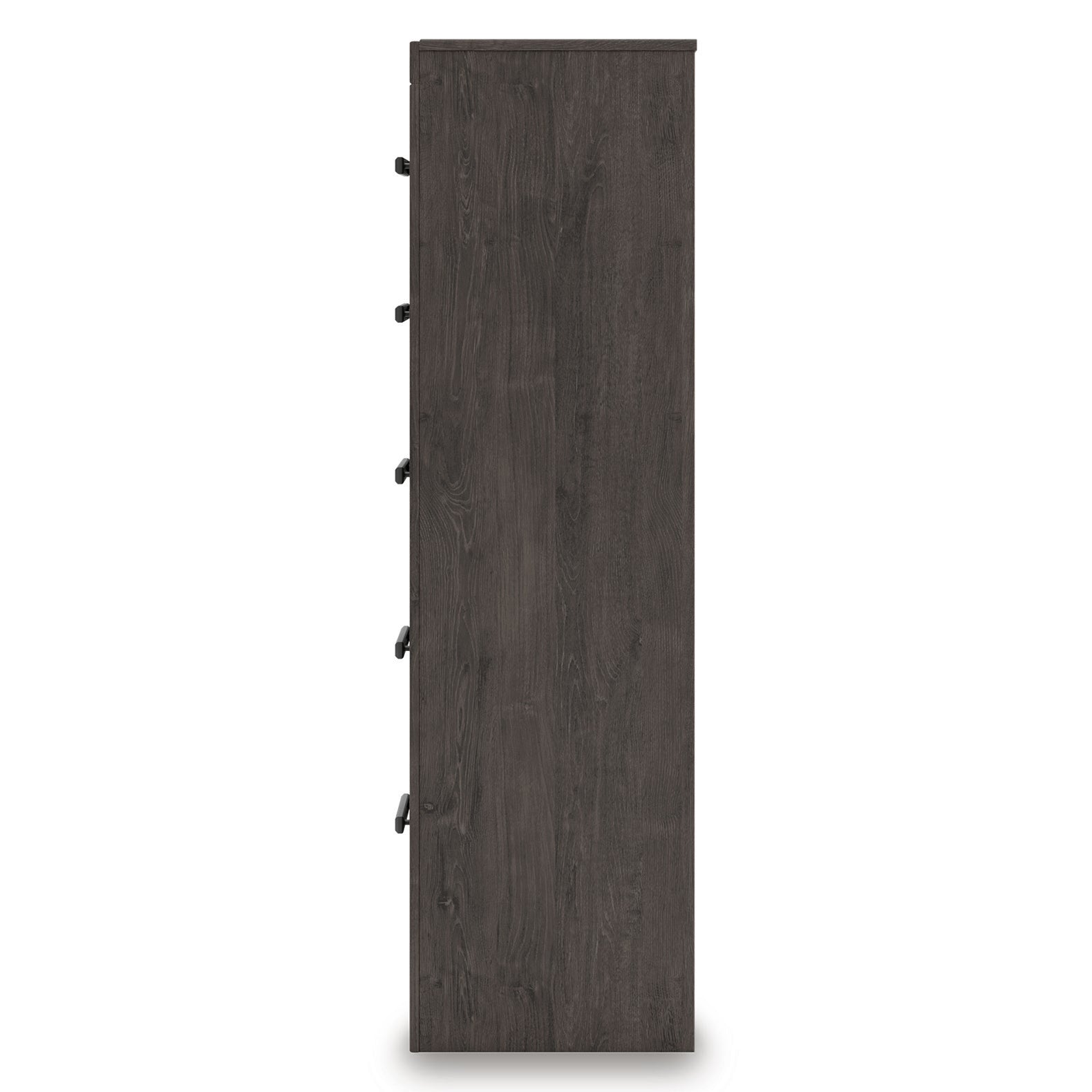 Prendonea Twin Panel Bed, Dresser, Mirror, Chest and 2 Nightstands, Charcoal