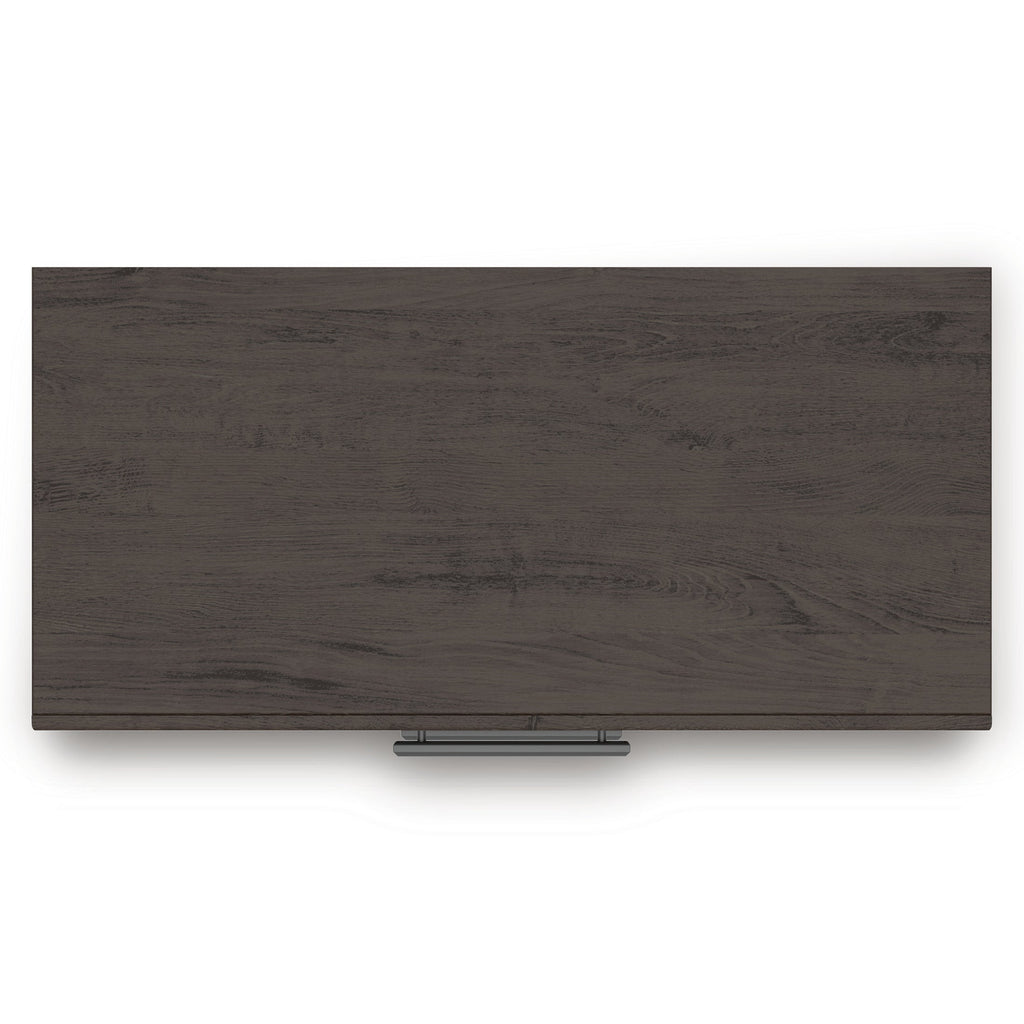 Prendonea King Panel Bed, Dresser, Mirror, Chest and 2 Nightstands, Charcoal