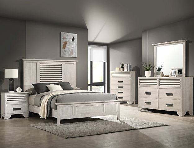 SARTER BEDROOM GROUP - WHITE