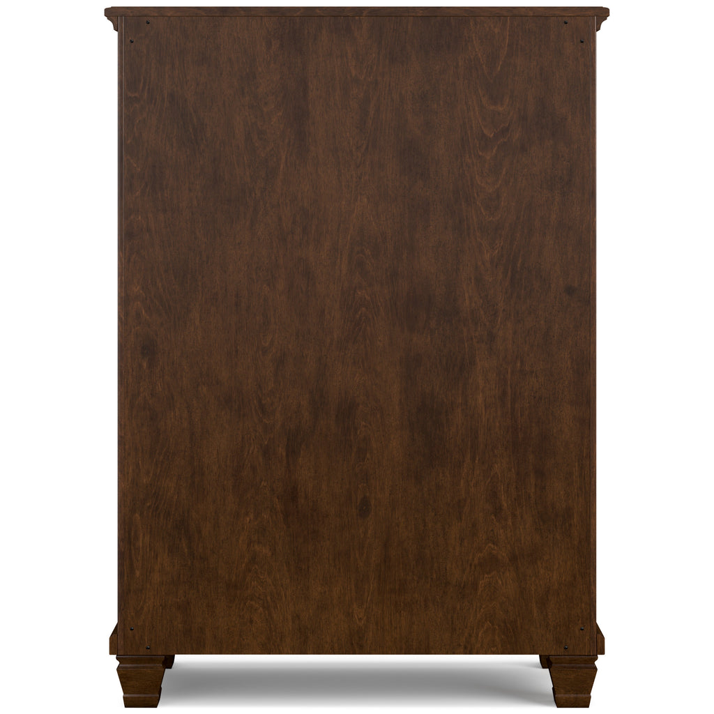 Danabrin Brown Queen Panel 6-Piece Bedroom Set w/ 2 Nightstands