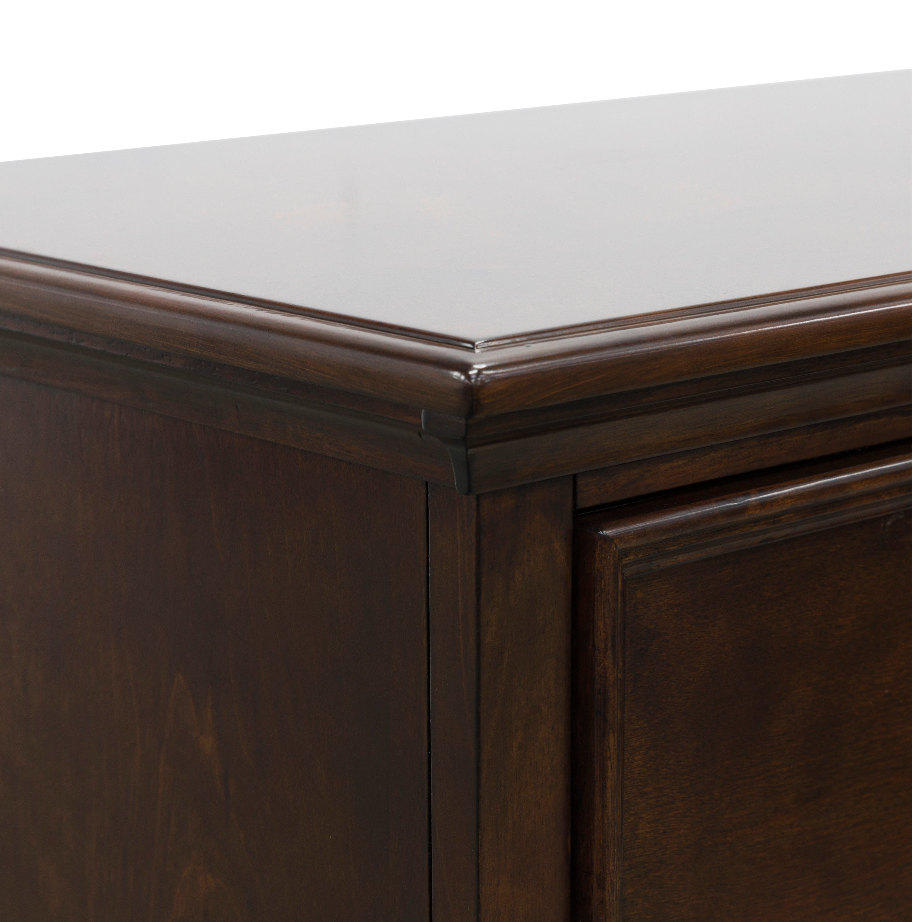 Danabrin Brown Full Panel 5-Piece Bedroom Set