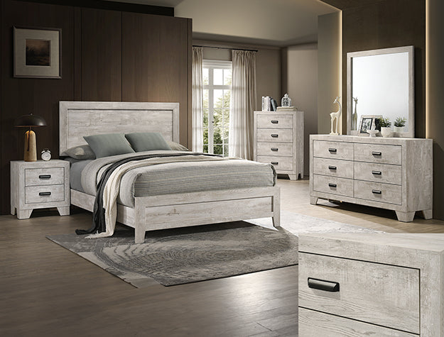 MILLIE BEDROOM GROUP-WHITE