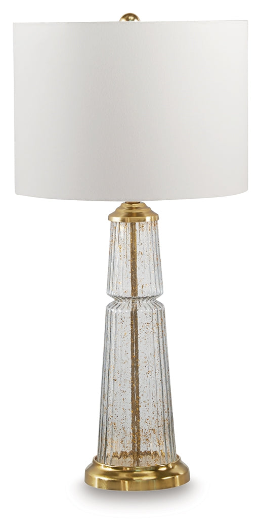 Bakersboro Clear/Gold Finish Table Lamp