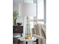 Bakersboro Clear/Gold Finish Table Lamp