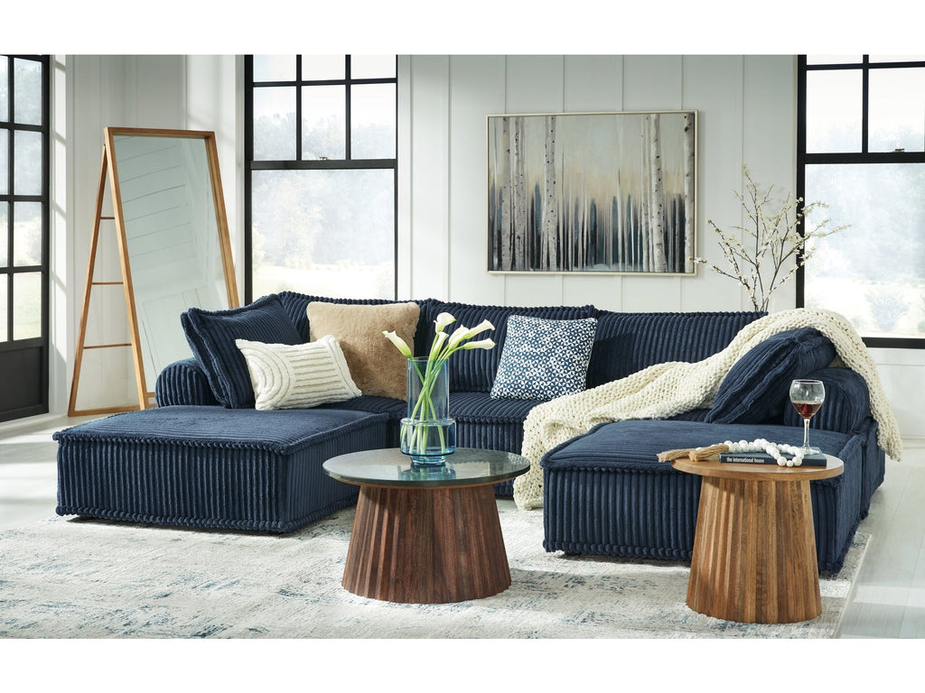 Bales Navy 5-Piece Modular Seating