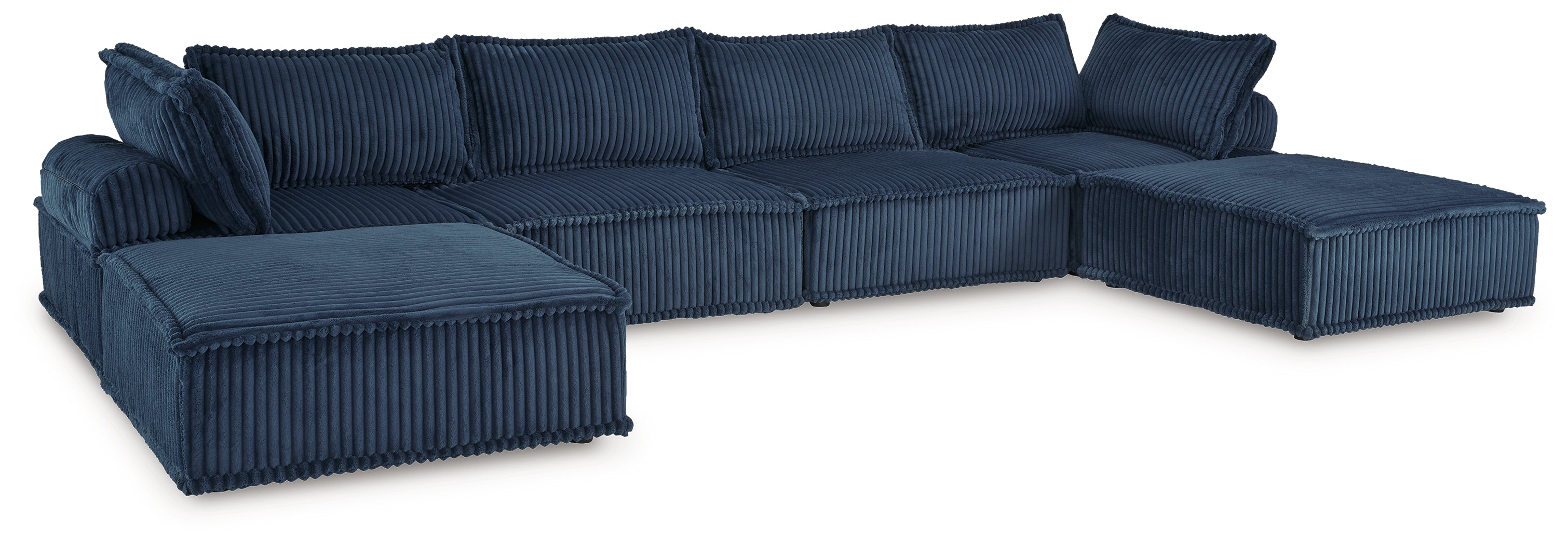 Bales Navy 6-Piece Modular Seating