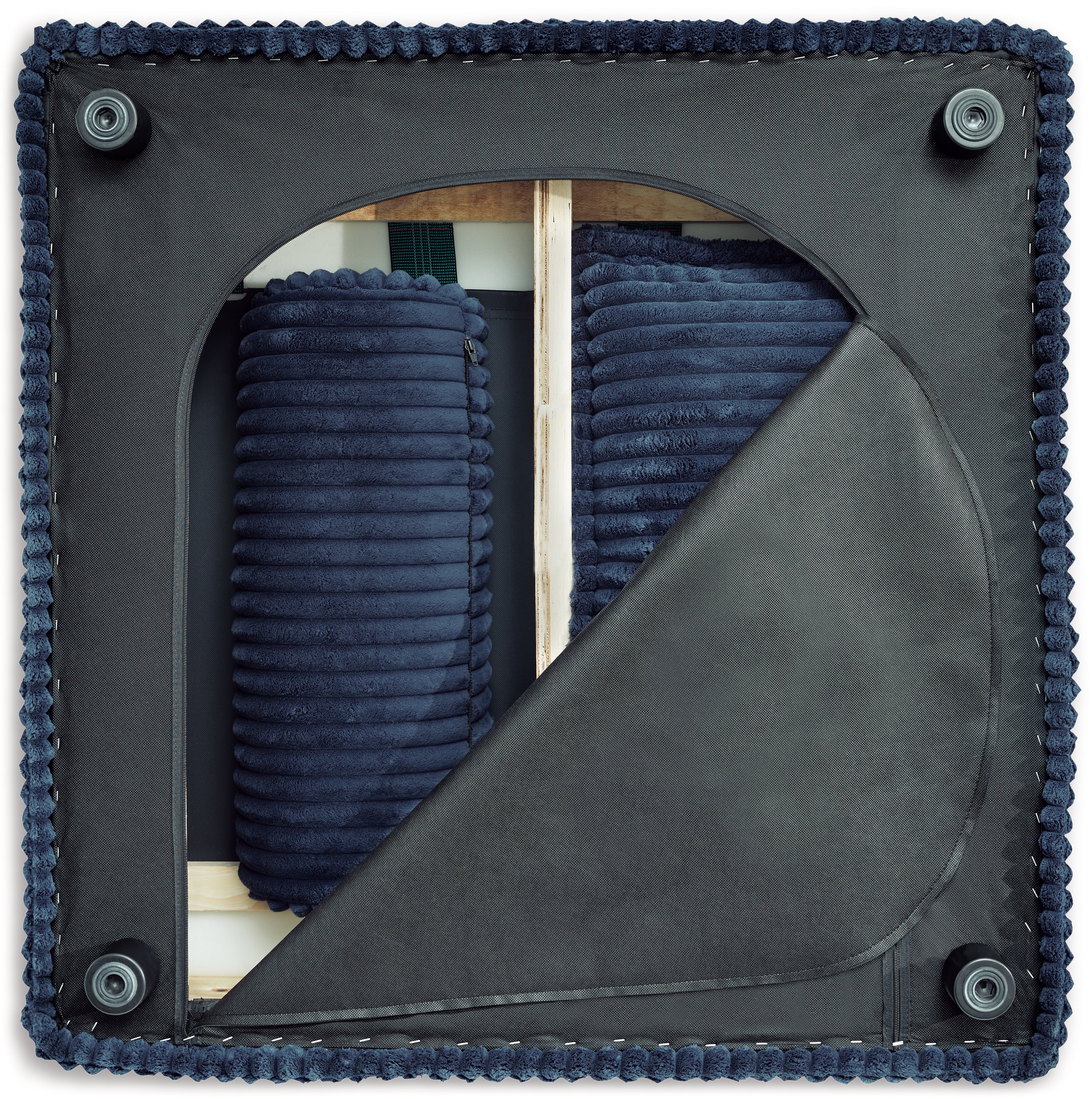 Bales Navy 7-Piece Modular Seating