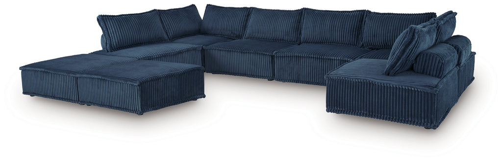 Bales Navy 8-Piece Modular Seating