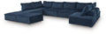 Bales Navy 8-Piece Modular Seating