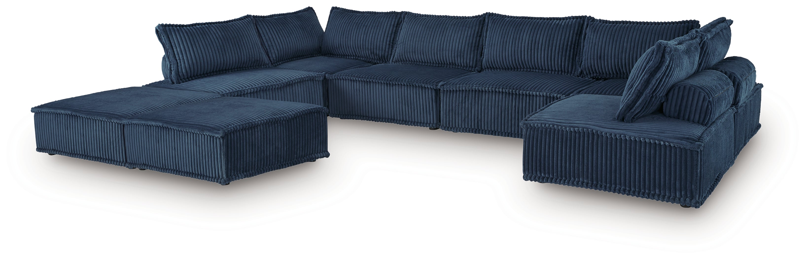 Bales Navy 8-Piece Modular Seating