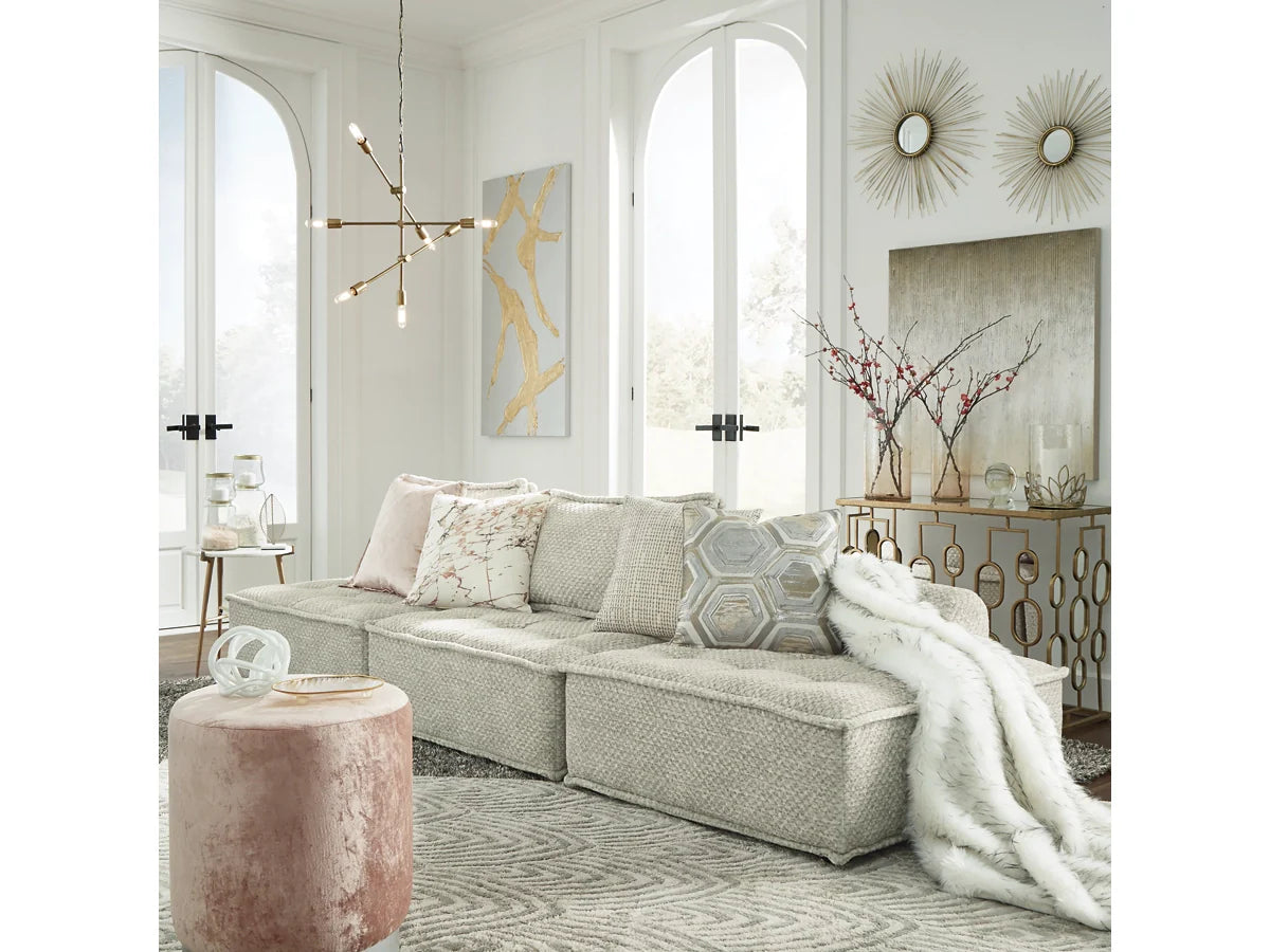 Bales Taupe 3-Piece Modular Seating