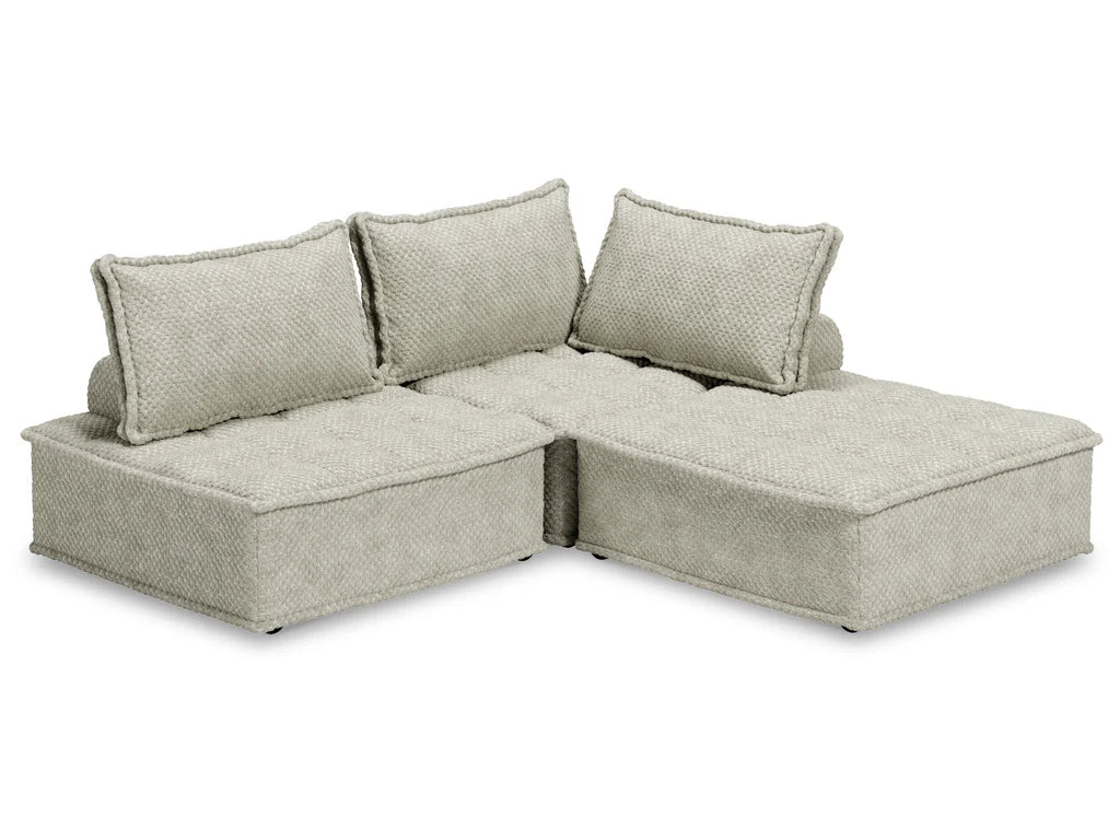 Bales Taupe 3-Piece Modular Seating