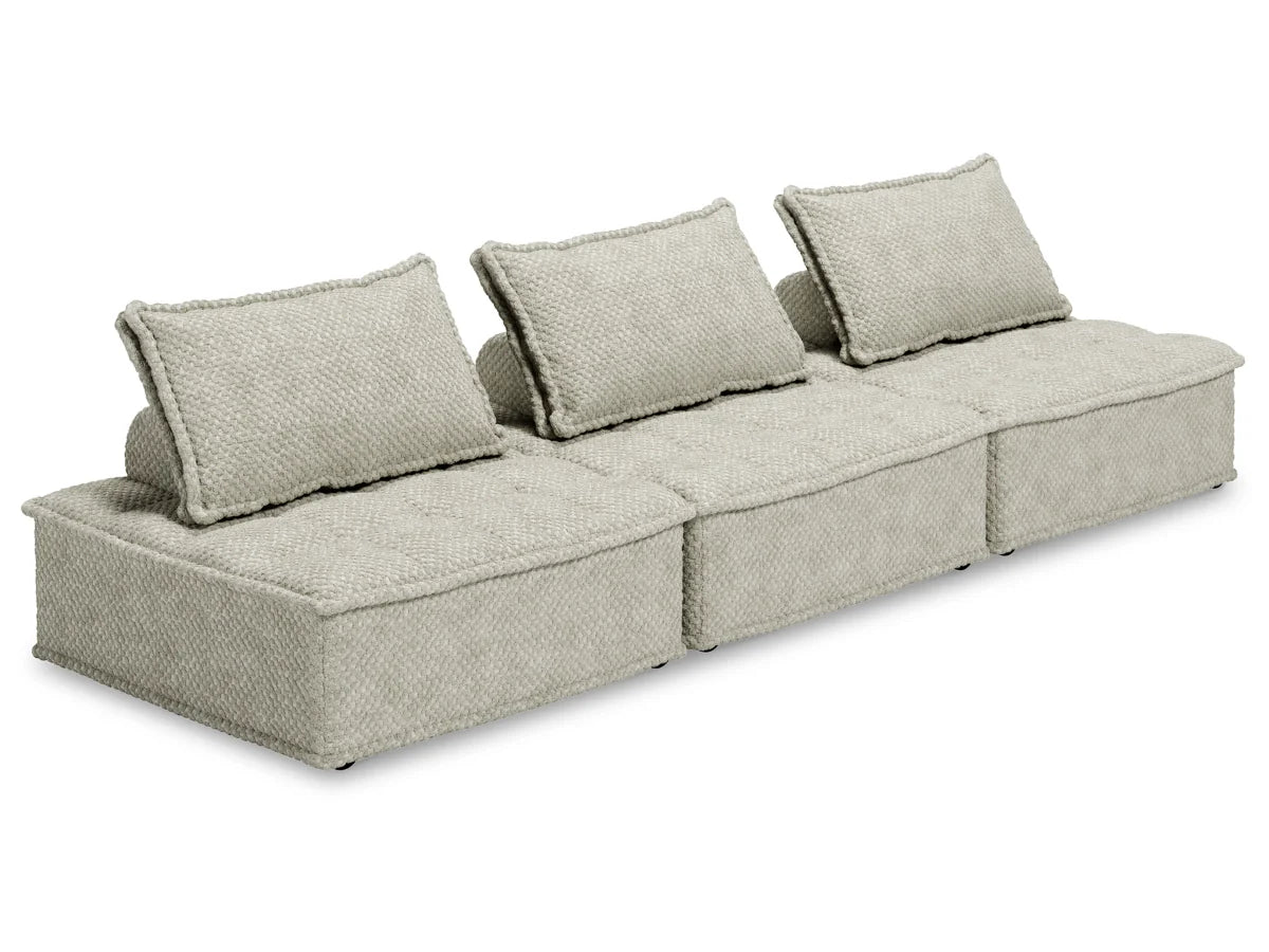 Bales Taupe 3-Piece Modular Seating