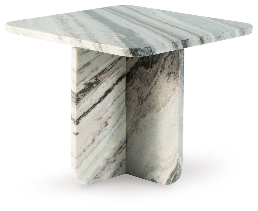 Baretton Black/White/Taupe Accent Coffee Table