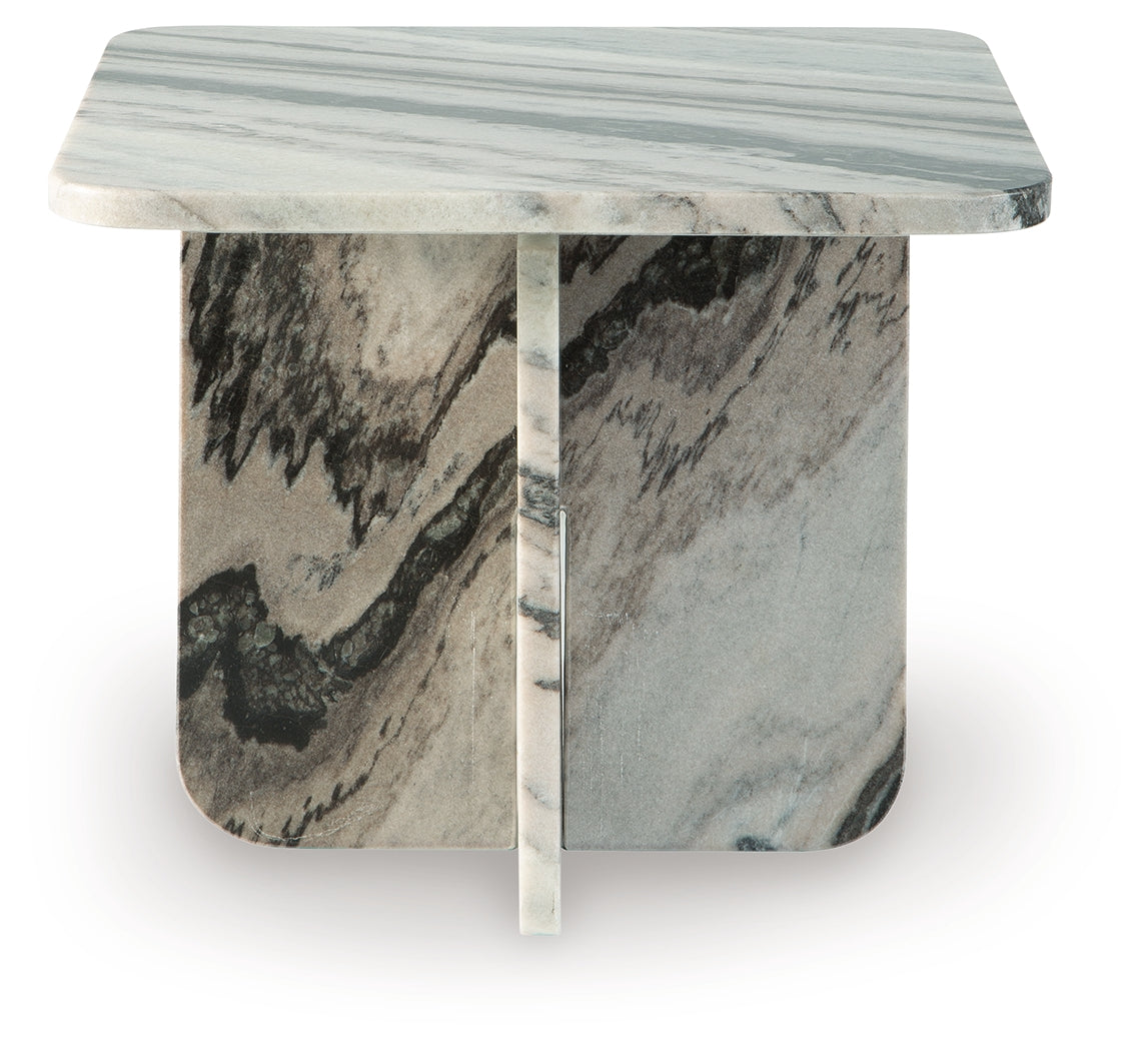 Baretton Black/White/Taupe Accent Coffee Table